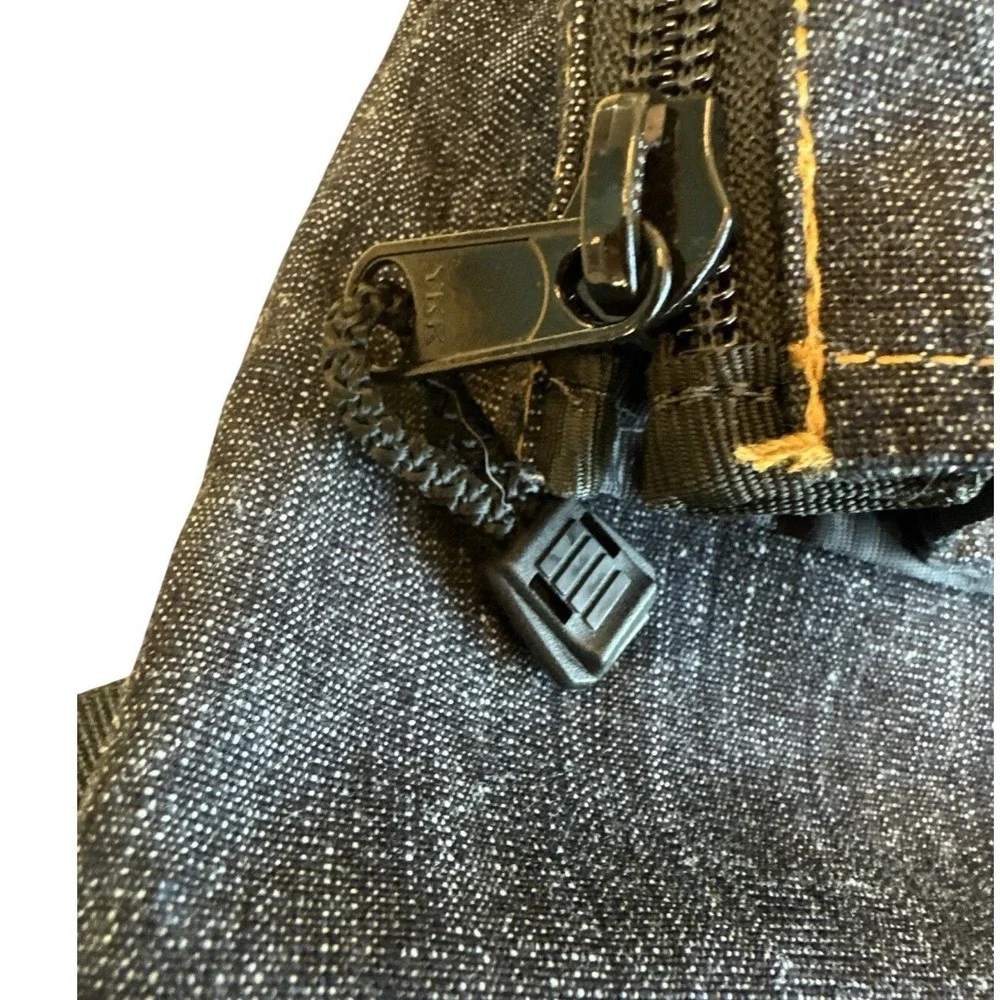 Vintage RARE Y2K 1999 Levi's Denim Jean Backpack‎ RED TAB Bag Buckle NEW NOS